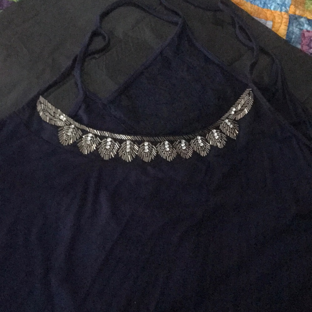 Navy cami tank loose